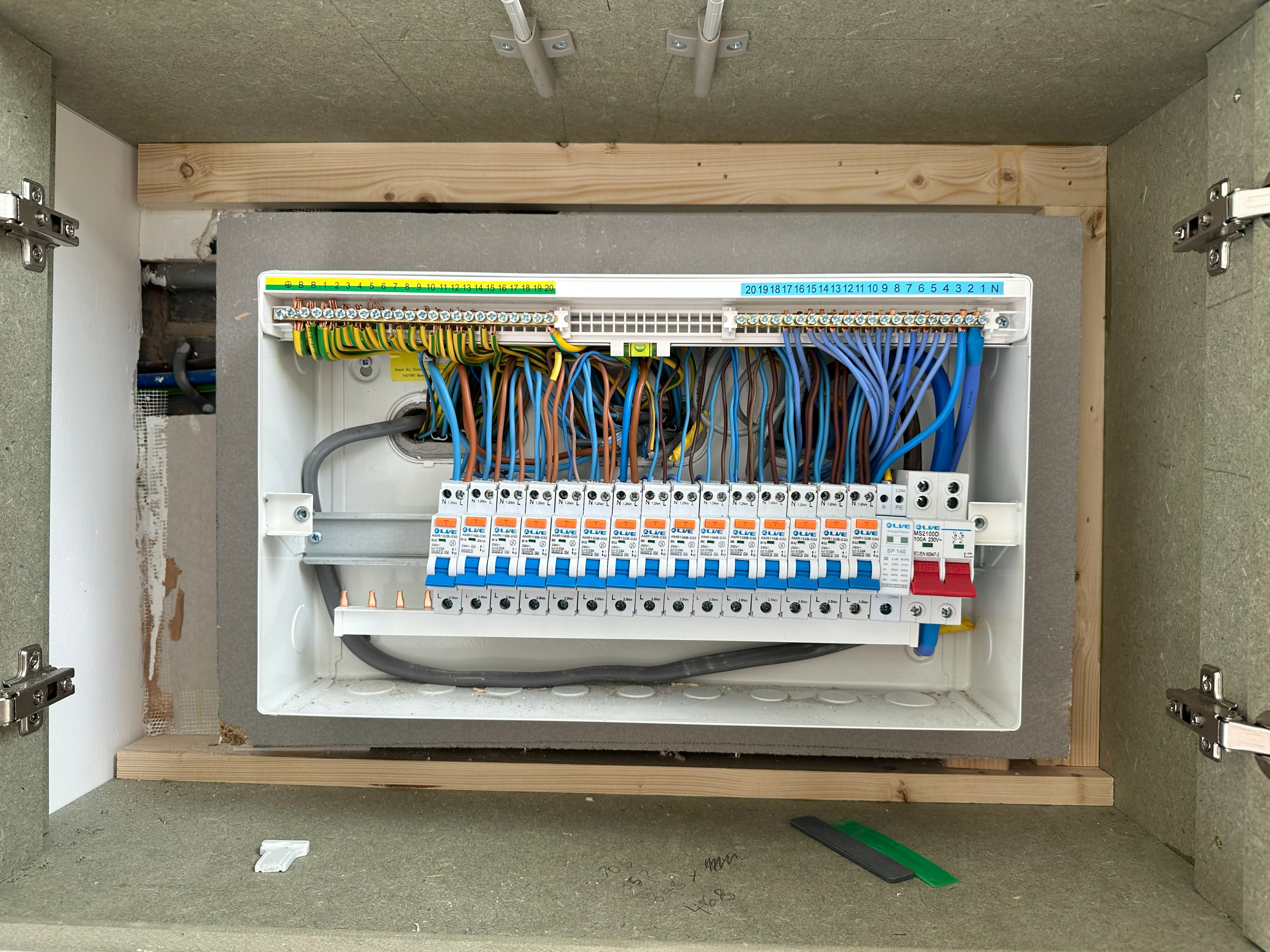 Consumer unit installation