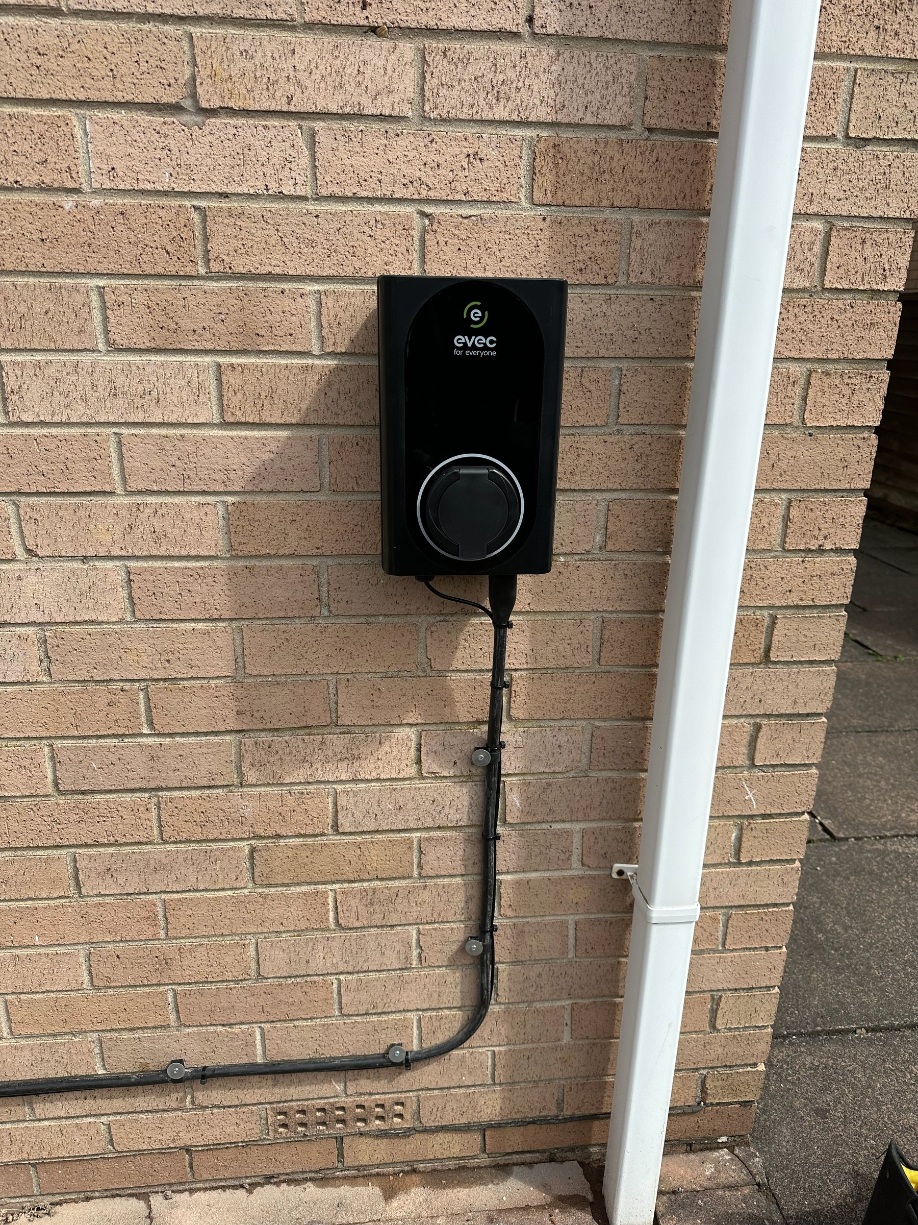 Evec EV charger installation