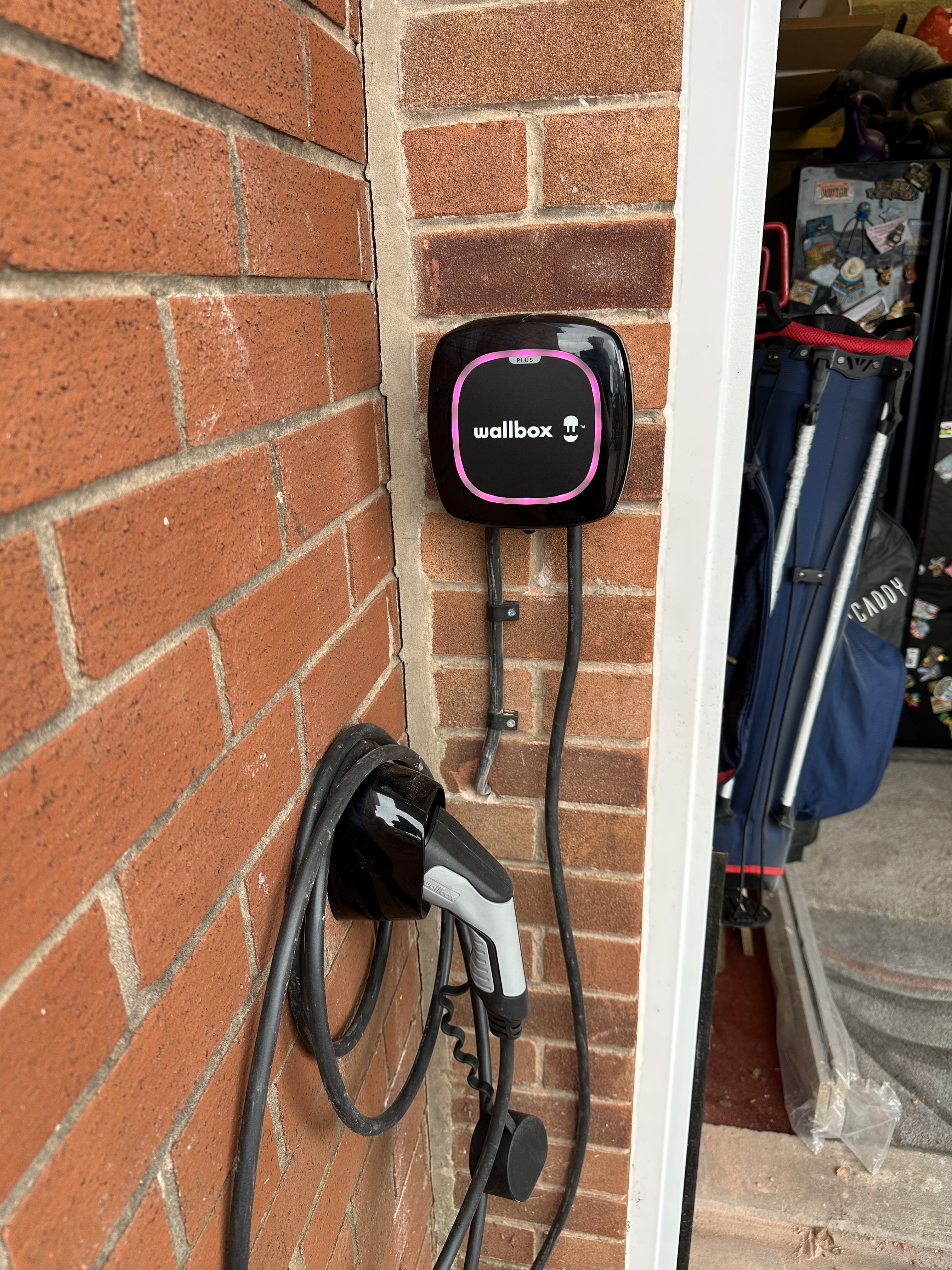 EV charger installed